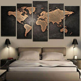 World-Map-Canvas-Wall-Art-Sets