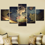 HD-Game-Of-Thrones-Map-5-Piece-Canvas-Art-for-Bedroom