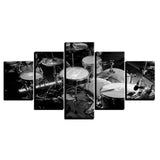 Drums-Black-and-White-Art-Drawings