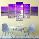 Purple-Sea-Best-5-pieces-Canvas-Wall-Art