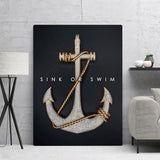 Ready-to-Hang-Sink-Or-Swim-Art-on-Canvas