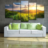 Good-Morning-Prairie-5-Piece-HD-Multi-Panel-Canvas-Wall-Art