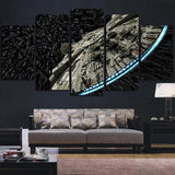 Ready-to-Hang-Star-Wars-Destroyer-Millennium-Falcon-5-Panel-Wall-Art