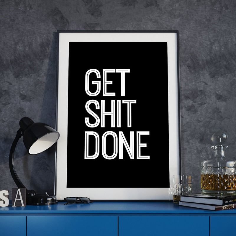 GET-SHIT-DONE-Ready-to-Hang-Black-and-White-Canvas-Art
