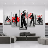 5-Panel-Dragon-Ball-Goku-Wall-Art