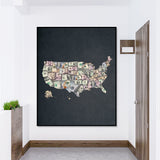 Ready-to-Hang-American-Dollars-Map-HD-Canvas-Prints