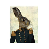 HD Printed Lady Owl, General Rabbit and Lady Sheep Canvas Printings