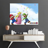 Ready to Hang HD Game Mario Large Framed Art