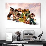 Ready to Hang HD Game Mario Large Framed Art