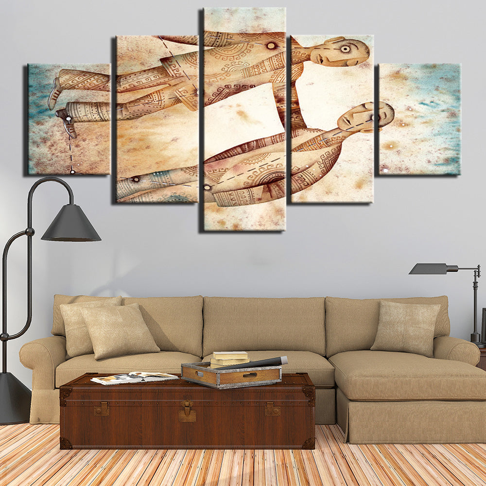 Ready-to-Hang-Constellation-Gemini-5-Piece-Wall-Canvas
