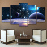 Universe-Galaxy-5-Piece-Canvas-Art