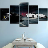 Black-White-Cool-Luxury-Sports-Cars-Home-Decor-Prints