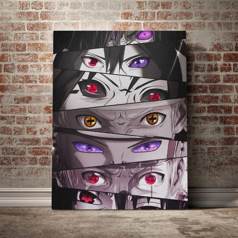 Naruto Sharingan HD Canvas Prints