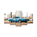 HD-Prints-5-Pieces-Dodge-Challanger-Muscle-Car-Art-Decor