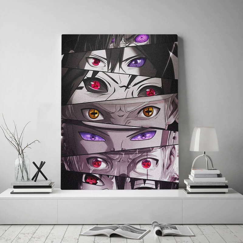 Naruto Sharingan HD Canvas Prints