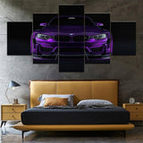 5-Pieces-M4-Sport-Car-canvas-art-for-bedroom