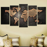 World-Map-Canvas-Wall-Art-Sets