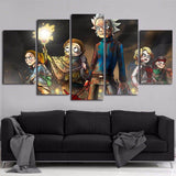 Rick-And-Morty-Ready-to-Hang-5-Piece-Canvas-Art-for-Bedroom